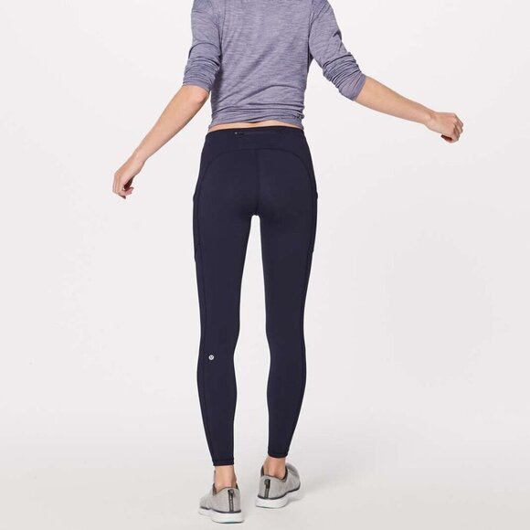 Lululemon Speed Up Tight *Full-On Luxtreme Brushed 28" Midnight Navy- Size 6 - Picture 5 of 15